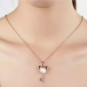 Disney Mickey Mouse Necklace "Key To My Heart"